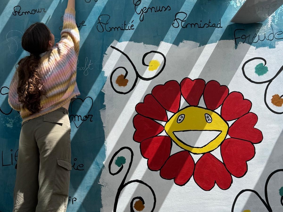 De nouvelles fresques au lycée 